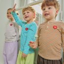 (주)봄디자인 | 로토토베베 봄신상 코튼 스트라이프 실내복 브라운 100사이즈 실제 착용 후기