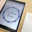 클래식한 감성을 담은 아이패드 영문캘리그라피 이미지