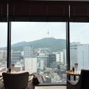 스카이캣명동2호점 | 남산타워 뷰 명동 로얄호텔서울 스카이라운지 에프터눈티 주말 방문 후기