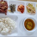 2023.07.31 -백미밥,애호박된장찌개,온시훈제채소볶음,맛살콩나물무침,배추김치 이미지