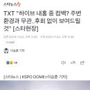 TXT·BTS, 직속 선후배의 훈훈함 "밥 먹으며 서로 응원" [엑's 현장] 이미지