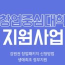 한라특허법인 | 강원도 창업중심대학 예비 초기 창업패키지 최고 1억원 정부 지원사업 신청방법 (생애최초 정부지원사업)