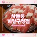 2017081 | [계산동 소고기] 차돌풍 계양구청점:: 가성비 좋은 차돌박이 고깃집