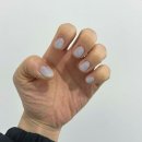 스카이네일 | [네일핑] 오산 세마역 원컬러 잘하는 네일샵, 스카이블루 원컬러 네일 후기