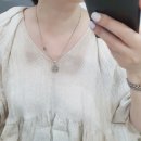 라도스 사우나 | 실버925 빈티지 엔틱 실버 만자 펜던트 불교 문양 행운의 은 목걸이