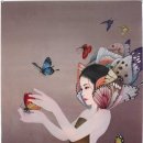 동양화 채색화 이미지