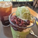 메가엠지씨커피광주양산 | 메가커피 빙수 여름시즌 신메뉴 말차 젤라또 팥빙 파르페 맛 칼로리