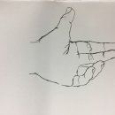 오른 쪽 두뇌로 그리기의 응용버전1(핸디캡 드로잉과 다양한 압력) 이미지