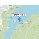 세종호수공원 야간 산책로 이미지