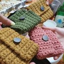 데일리 손뜨개 가방 이미지