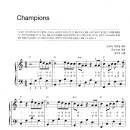 Piano - 조수미 / Champions 악보 이미지