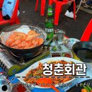 부천 신중동역 야장 포차거리 : 대하구이와 물회 l 청춘회관 중동본점