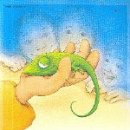 초록도마뱀 이미지