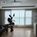 하대동106 | 데코인홈 진주 정촌 대경파미르 33평 B, 차르르 쉬폰커튼부터 암막콤비블라인드까지 전체 시공후기