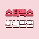 에스씨케이컴퍼니 입금 정체는? 스타벅스 카드 환불 완료 후기 및 환불 방법 총정리