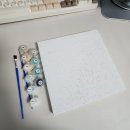 하늘그리기 | [위메이크페인팅]인테리어소품 그림그리기 취미 내돈내산 취미 후기