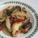 표고버섯볶음 간단한 반찬 거리 표고버섯요리 이미지