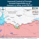 러시아 공격 캠페인 평가, 2024년 1월 4일(우크라이나 전황) 이미지