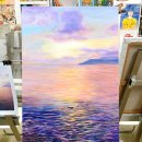 그림 그리기의 첫걸음 | 송파구 화실에서 배우는 취미미술 | 평온함을 담은 바다 그림그리기, 아크릴 종류와 주의할 점!