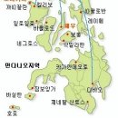 필리핀 전체지도-＞다바오시-＞사말섬-＞딸리굿섬(호핑투어 약도) 이미지