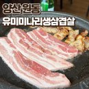 유미미나리생삼겹살 | 양산 원동 7번 유미 미나리 생삼겹살 김치 맛집 내돈내산