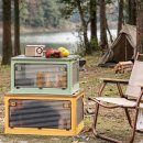 (주)민트솔루션 | 캠핑장 인테리어 끝⛺✨ 속 보이는 투명 폴딩 수납함 핫딜 한정수량 케이제이솔루션