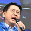 선거사진-공식선거마지막날 유세-20260602-김경수 경남도지사후보 정영두 김해시장 후보-김수로왕릉 앞 이미지