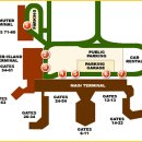 공항 ↔ 와이키키 교통편정보(셔틀버스포함) & 호놀룰루공항 약도 이미지