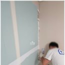 연산동일동미라주경로당 | 부산연제구연산동도배 일동미라주 30평대 전체 띄움시공 디아망 회벽화이트