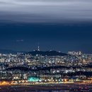 거대도시 서울 스카이라인 야경 이미지