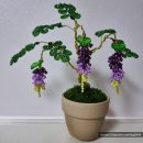 등나무 | 느리네 비즈식물 DIY 키트 내돈내산 후기 오로라꽃, 등나무, 콩란(집콕 취미 추천!)