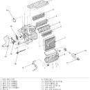 블로우 유니트와 히터유니트가 붙어있는데 블로우 유니트만 따로 분리 교환이 않될까요? 이미지