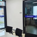 홍성 광천읍행정복지센터 | [홍성 간판] 갈산행정복지센터 내부 사인물(띠지 &amp; 하부시트) 시공으로 완성된 전문적인 공간