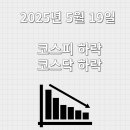 2025년 5월 19일 한국 증시 하락