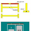 주차시 충돌방지 펜스 이미지