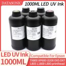 엡손 1390 R1800 1900 UV 수정 프린터용 LED UV 잉크, TX800 XP600 L800 L1800 L805 i3200 이미지