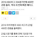 2016 KBO리그 334경기만에 400만 관중 돌파.. 역대 세 번째 빠른 페이스 이미지