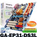 GIGABYTE GA-EP31-DS3L 백패널,드라이버CD 기본제공(최신BIOS) 이미지