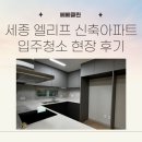 세종약품 | 세종입주청소 엘리프 신축 아파트 현장 후기