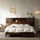 광교 센트럴타운 62단지(아) | 호텔분위기 안방 인테리어 카펜터홈 전체원목 침대 프레임 추천