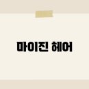 마이진 헤어 이미지
