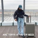 아크테릭스 아트렐 짚 넥 애정템 등극 하프집업 사이즈팁 코디후기