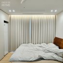 명지 두산위브포세이돈 | 데코인홈 부산커튼 명지 두산위브 포세이돈 33평 C, 친환경 원단으로 안전하게 (커튼 블라인드 시공후기)