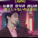 Juni - ﻿﻿﻿﻿﻿눈물은 장식이 아니야(﻿﻿飾りじゃないのよ涙は)｜한일톱텐쇼 68회. #쥬니 #juni #한일톱텐쇼 이미지