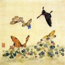 남계우(南啓宇·)의 나비 그림 이미지