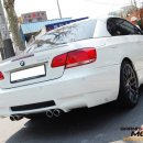 BMW E93 3시리즈 전용 M3 리어 범퍼 싱글타입 이미지