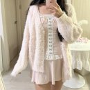 헤어리온 | 💗클리시어💗 슈가플럼 헤어리 가디건 구매후기(착용샷o)
