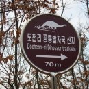 도천리 공룡 발자국 이미지