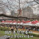 온천천축제 제6회 연제고분판타지축제 실시간 주차 벚꽃