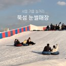 서울 뚝섬 눈썰매장 후기 준비물과 빙어체험 등 놀거리까지